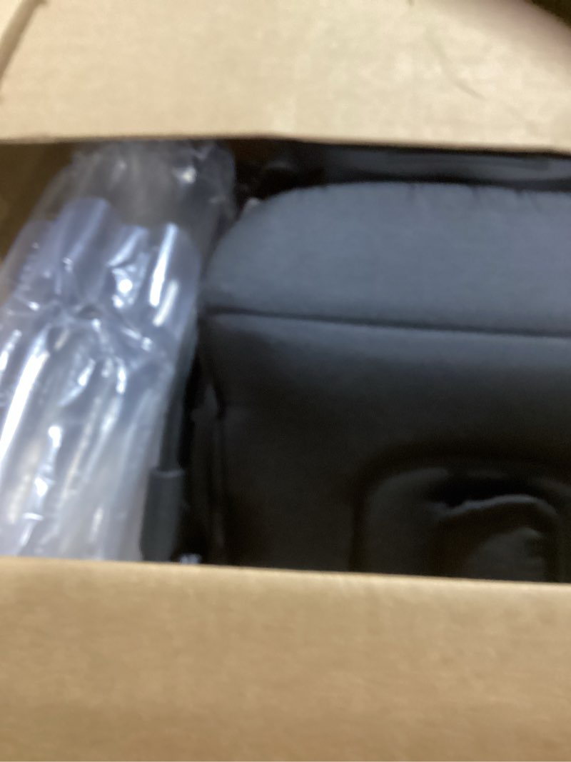 Condition photo showing New/Like New for Jeep Wrangler Deluxe 4 Seater Stroller Wagon by Delta Children - Premium Quad Stroller Wagon for 4 Kids with Convertible Seats, Adjustable Push/Pull Handles, Removable Canopy & Flat Fold, Grey