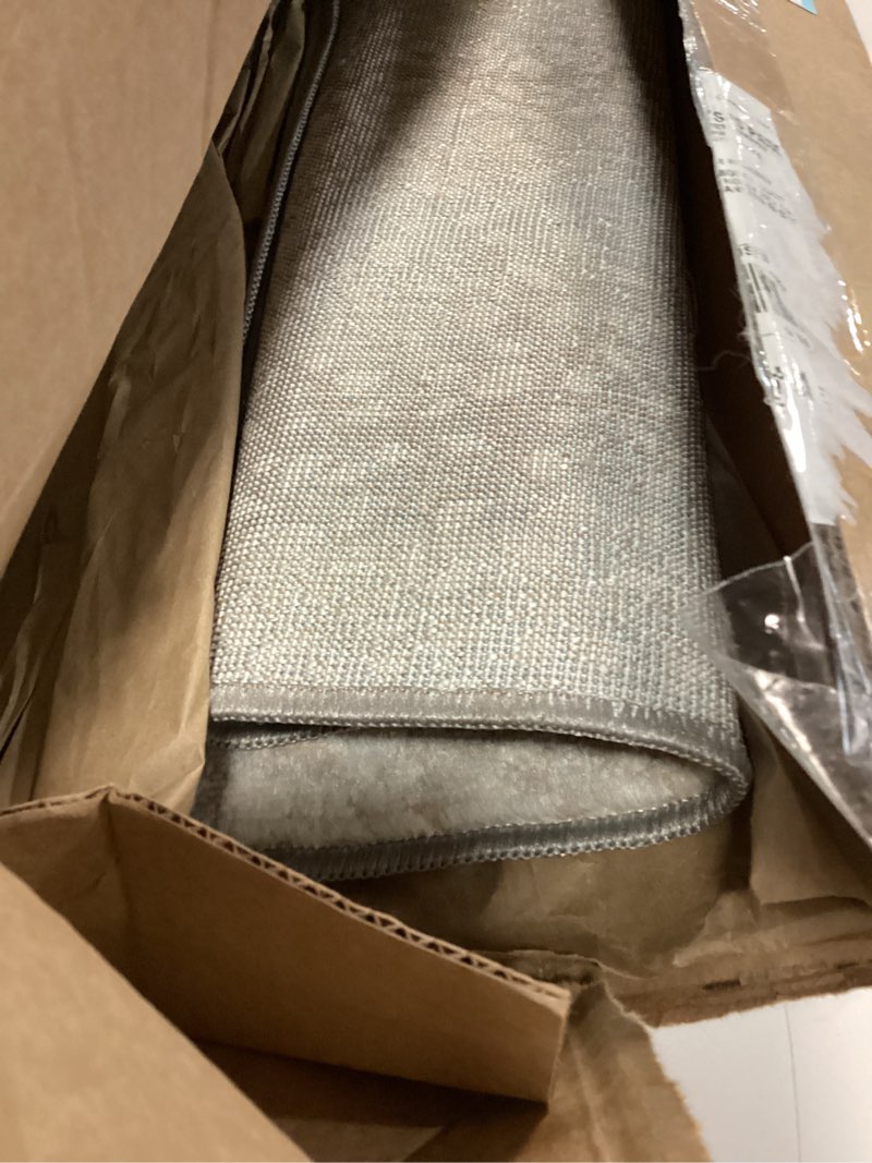 Condition photo showing Good Condition for Livabliss Area Rugs - 2x3 Pablo Modern Antelope Print Tan Gray Rug for Living Room Bedroom - Animal Theme Non-Shedding Stain Resistant Carpet for Kitchen, Home Office (2' x 3') Camel/Light Gray 2' x 3' (Rectangular)