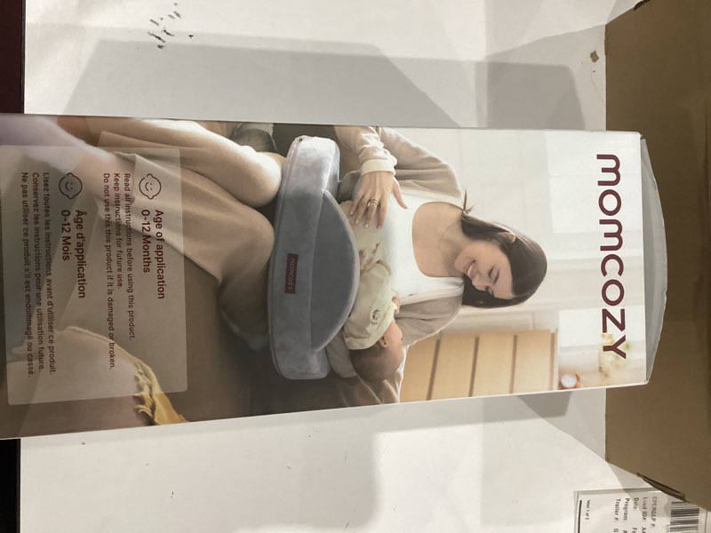Condition photo showing Good Condition for Momcozy Innovative Safety Guard Nursing Pillow - Firm & Springy Memory Foam - Stable, Ergonomic Support & Comfort - Wider Breastfeeding Cushion, Adjustable, Removable Cover, Baby Safety Certified Starry Sky CozyLite