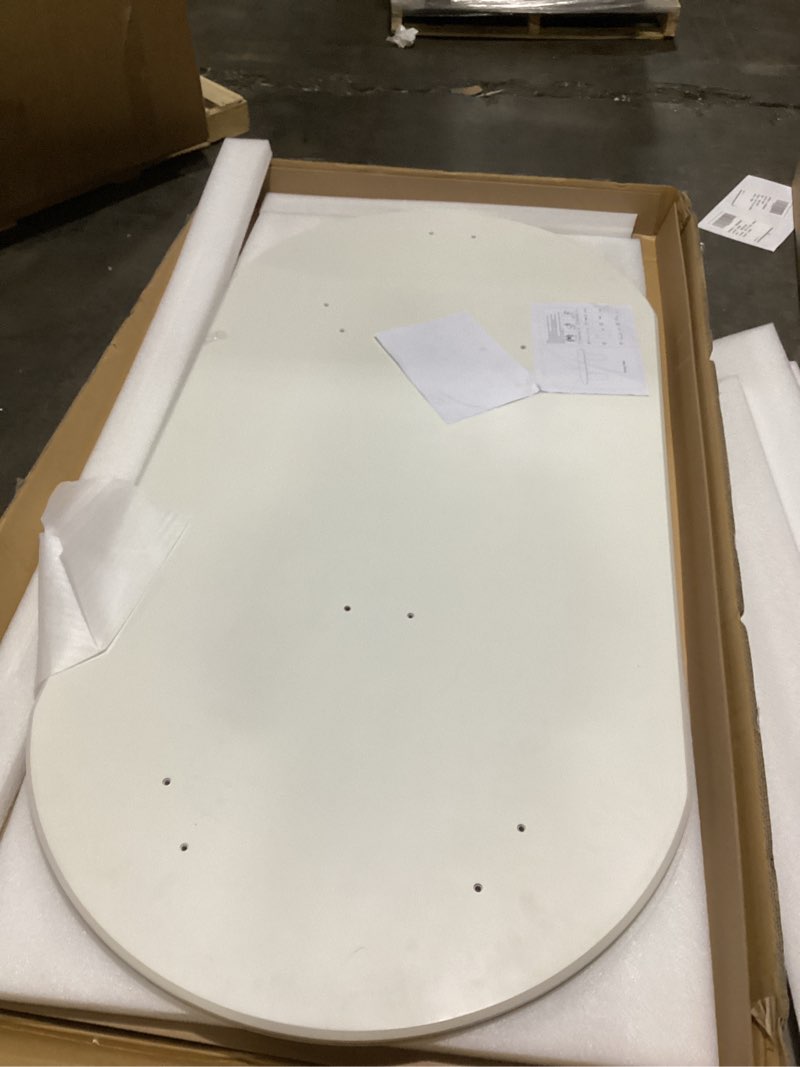 Condition photo showing Good Condition for laurel foundry lange mid-century modern double pedestal dining table