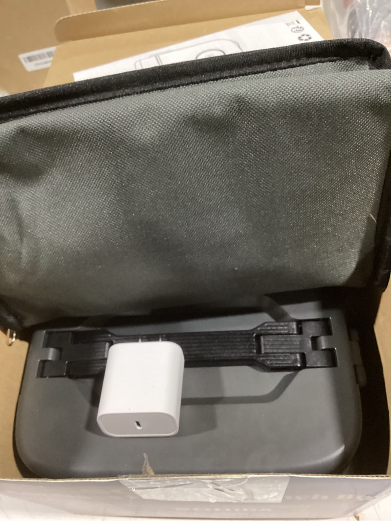 Condition photo showing Good Condition for 100w cordless electric lunch box for adults & men, rechargeable battery powered heated lunch box, 1.2l portable food warmer lunchbox with 5-sided heating for work car outdoor use gray 1.2l