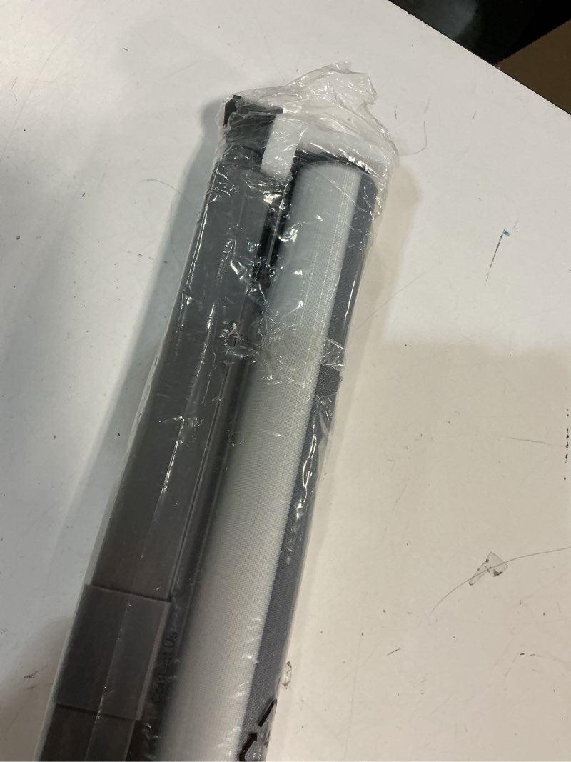 Condition photo showing Good Condition for lazblinds no-drill cordless zebra blinds - dual layer light filtering & room darkening, free-stop lift, easy install, day & night privacy with valance for window 28.5" w x 72" h, grey 28.5"w x 72"h grey