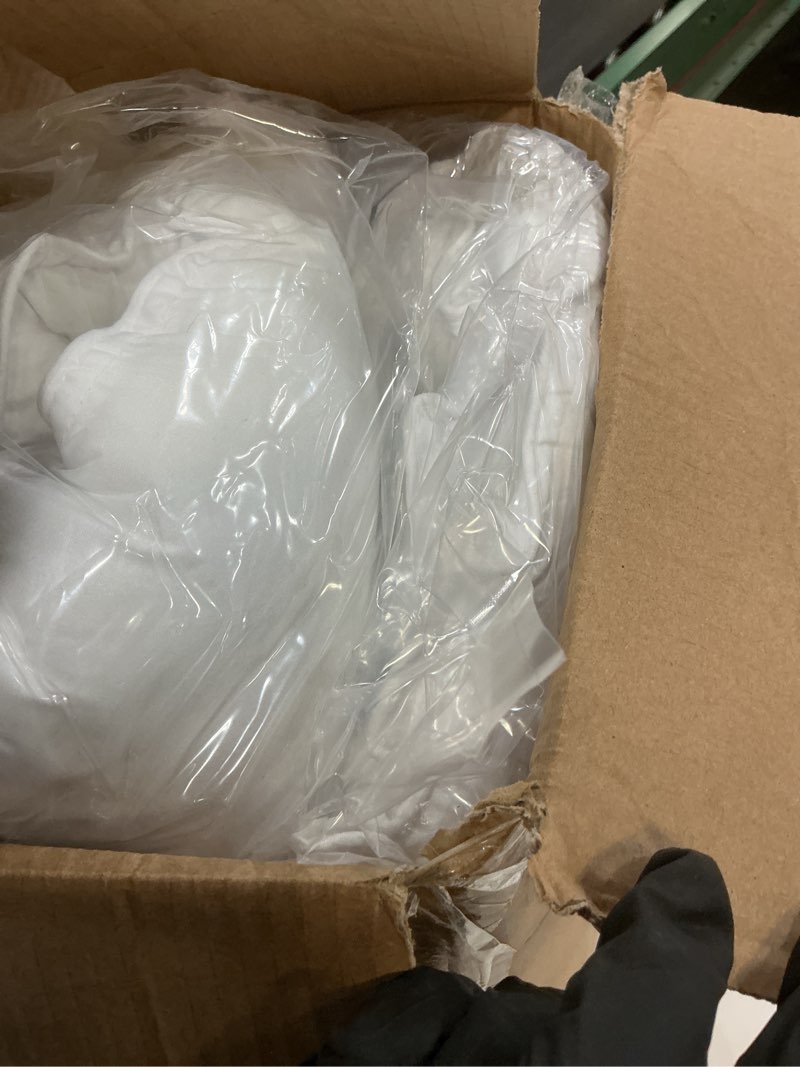 Condition photo showing Good Condition for Amazon Basics Down-Alternative Pillows for Stomach and Back Sleepers, Soft Density, 20 x 36 inches, 2-Pack, White King (Pack of 2) Soft Pillow