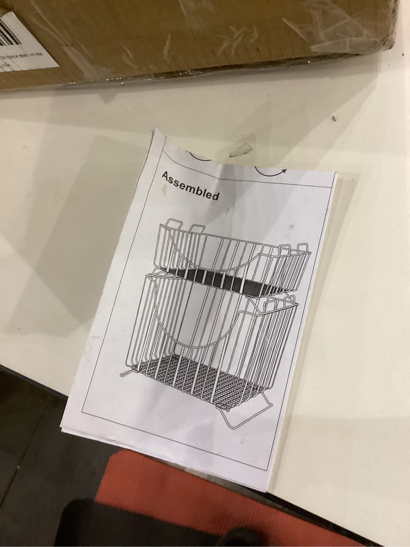 Condition photo showing New/Like New for Black wire basket