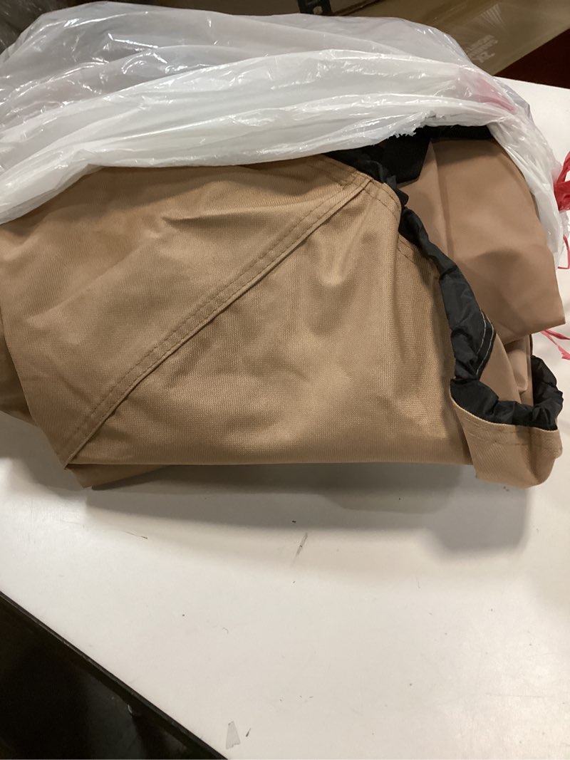 Condition photo showing Good Condition for ULTCOVER Patio Furniture Sofa Cover 102W x 35D x 35H inch Waterproof Outdoor 4-Seater Couch Cover 102"x35"x24"/35"(H) Brown-35"deep