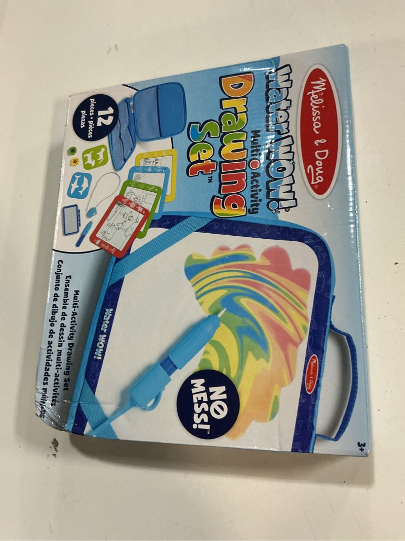Condition photo showing New/Like New for Melissa & Doug Water Wow! Take-Along Reusable Color-Reveal Drawing Set Mess-Free Multi-Activity Pad with Water PenTravel Toy for Toddlers & Kids Ages 3+
