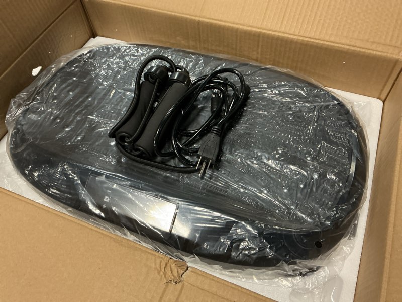 Condition photo showing Good Condition for FLYBIRD Vibration Plate Exercise Machine, Adjustable Speed High Intensity Vibration for Muscle Toning Weight Loss Lymphatic Drainage, Full Body Workout Vibration Plate Black