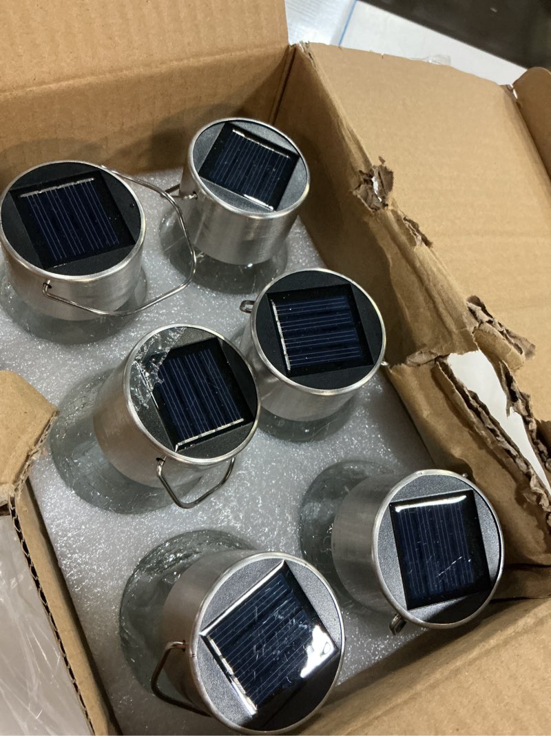 Condition photo showing New/Like New for solpex 12 pack solar outdoor lights decorative, hanging christmas decoration solar light outdoor solar powered waterproof lights, hanging globe light for garden, yard, patio, lawn(color changing) 12pack color changing