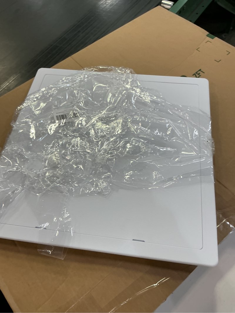 Condition photo showing Good Condition for Plumbing Access Panel for Drywall 4 x 6 Inch Plastic Access Door Removable Wall Access Panel Ceiling Reinforced Hinged Durable White