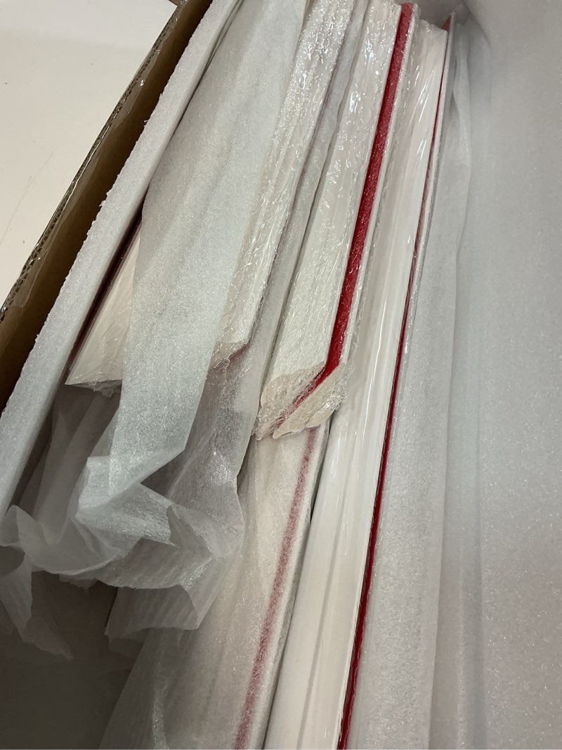 Condition photo showing Good Condition for neatiease 12 set peel and stick wall molding trim kit, 16" x24" premade wainscoting panels, self adhesive moulding panel for interior walls picture frame 16"x24" 12-frame, white