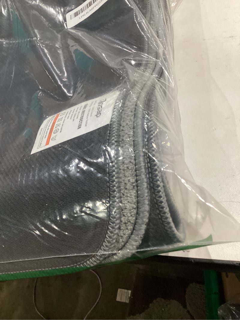 Condition photo showing Good Condition for Bath Mat,Ultra Thin Bathroom Runner Rugs,Large Bath Mats for Bathroom,Quick Dry,Non-Slip,Machine Washable,Low Pile,Bath Rug,Shower Outside,Sink,Home Decor Accessories.Grey,2'x5'?24x60inch? Grey 2' x 5' (Runner)