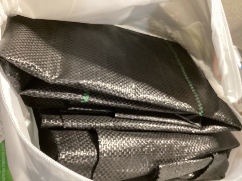 Condition photo showing As Is for incomplete ozark trail canopy mesh curtain accessory with zippered walls for 10' x 10' canopy
