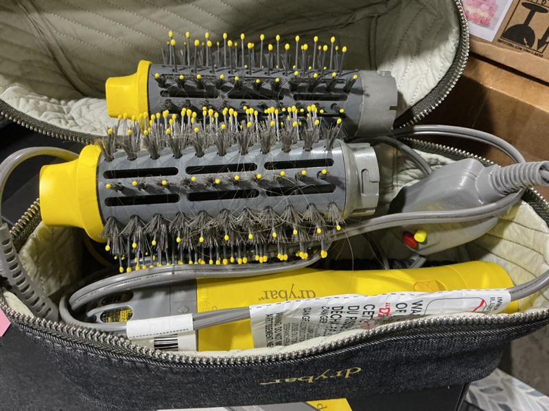 Condition photo showing As Is for drybar blow-dryer shot collection | faster blowouts with tons of volume and less frizz | choose the barrel size best for your hair length and desired style triple shot - 3 interchangeable barrels