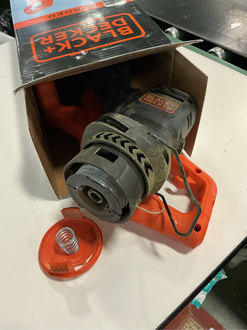 Condition photo showing As Is for Black & Decker BEST935 4 Amp 13 in. Cordless String Trimmer