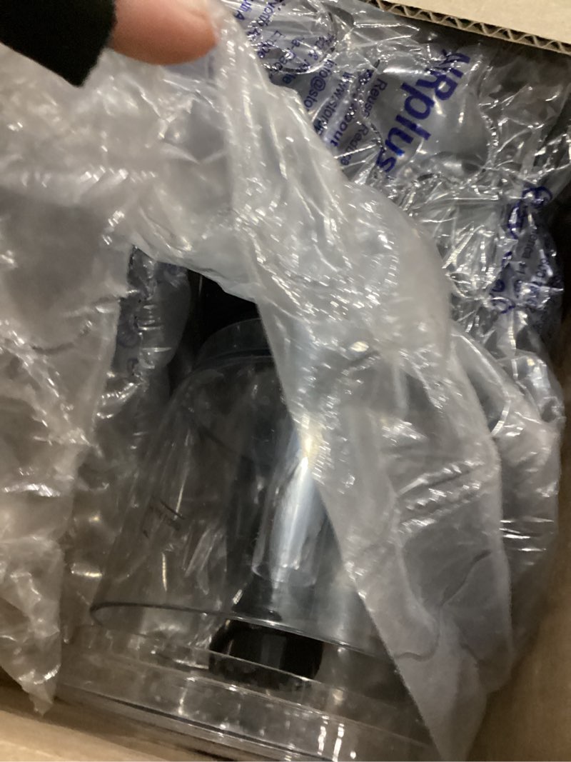 Condition photo showing As Is for Hamilton Beach Electric Vegetable Chopper & Mini Food Processor, 3-Cup, 350 Watts, for Dicing, Mincing, and Puree, Black (72850)