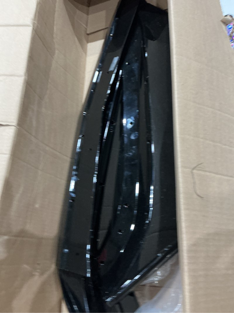 Condition photo showing As Is for ikon motorsports, front bumper lip compatible with 2016-2024 chevy camaro, 1le style gloss black front air chin dam bodykit underbody lip spoiler splitter abs plastic