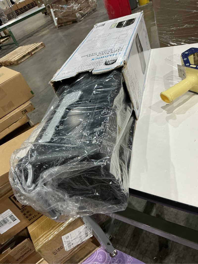 Condition photo showing Good Condition for architectural mailboxes chadwick galvanized steel post mount mailbox, 8950b-10, black, medium capacity