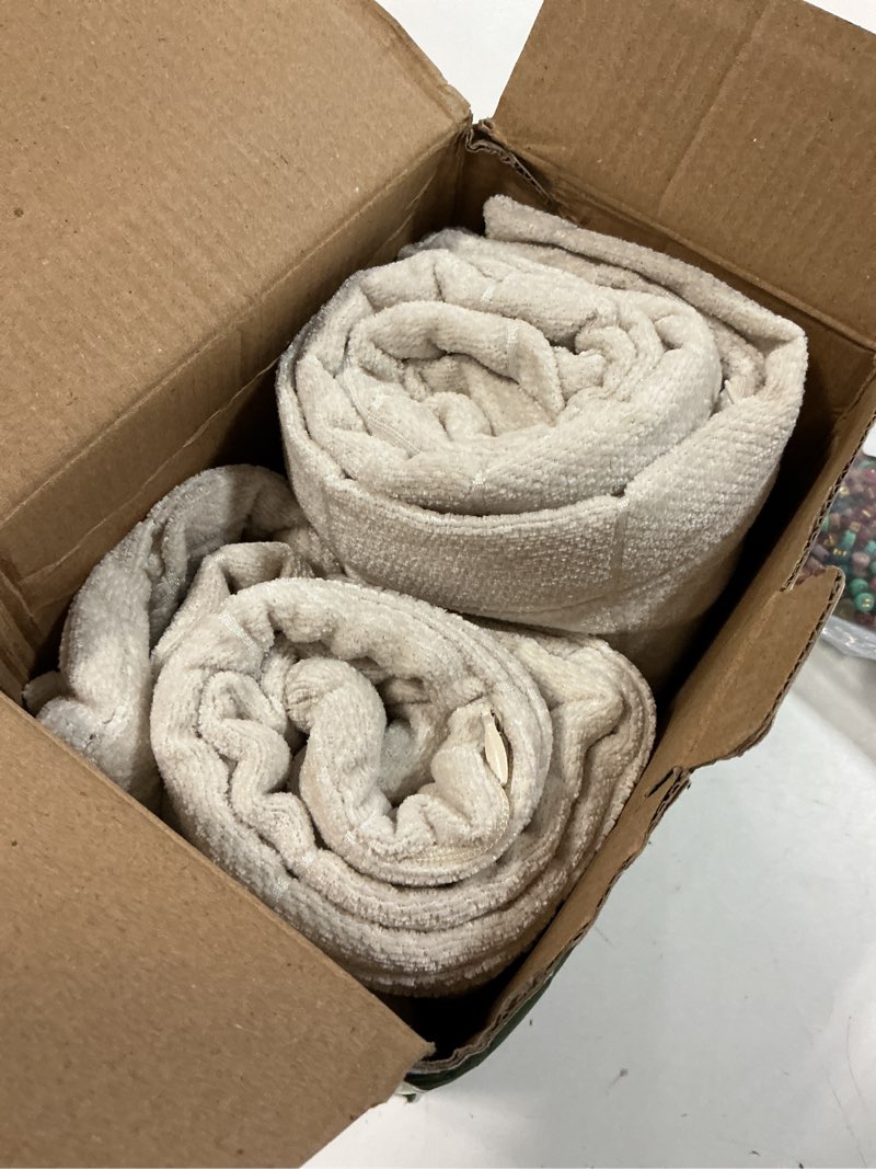 Condition photo showing Good Condition for Aesthaboho Decorative Chenille Plaid Throw Pillow Covers 24x24 Inch Set of 2 Vintage Check Couch Pil