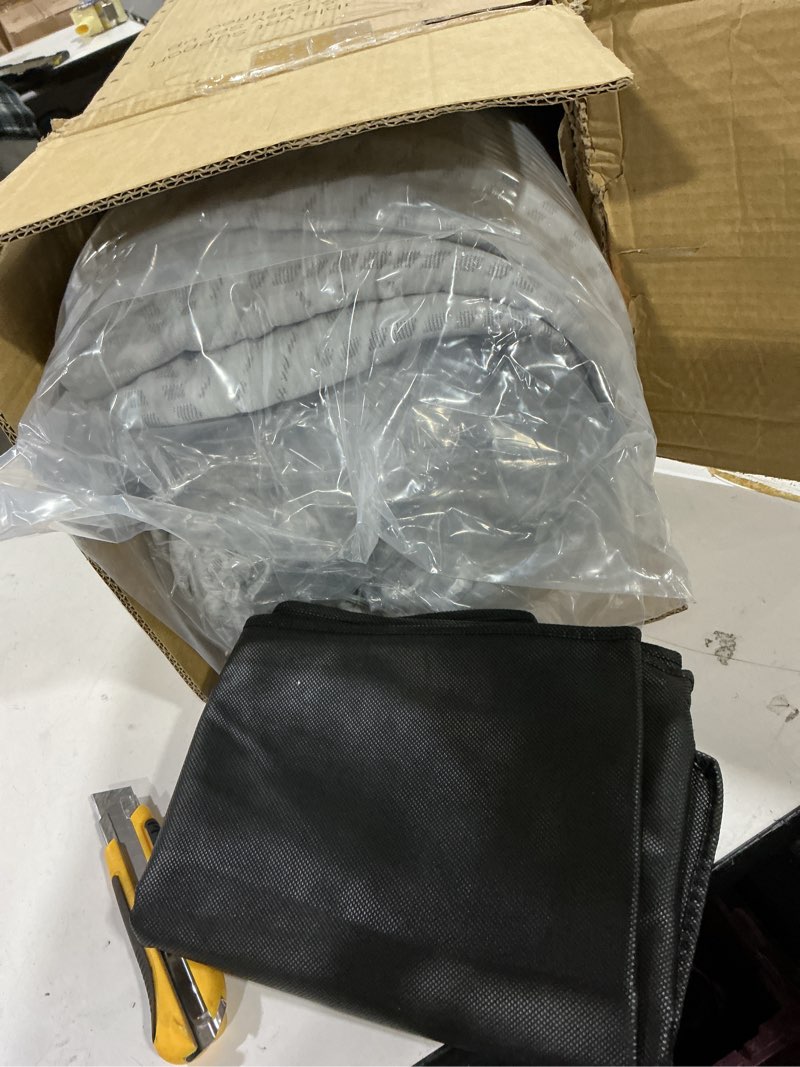 Condition photo showing New/Like New for kingchii certipur-us memory foam camping mattress, portable roll up travel car camping mattress sleeping pad & floor mattress, cot mattress guest bed for sleepover with waterproof cover & travel bag grey 75*38*3*inch/twins