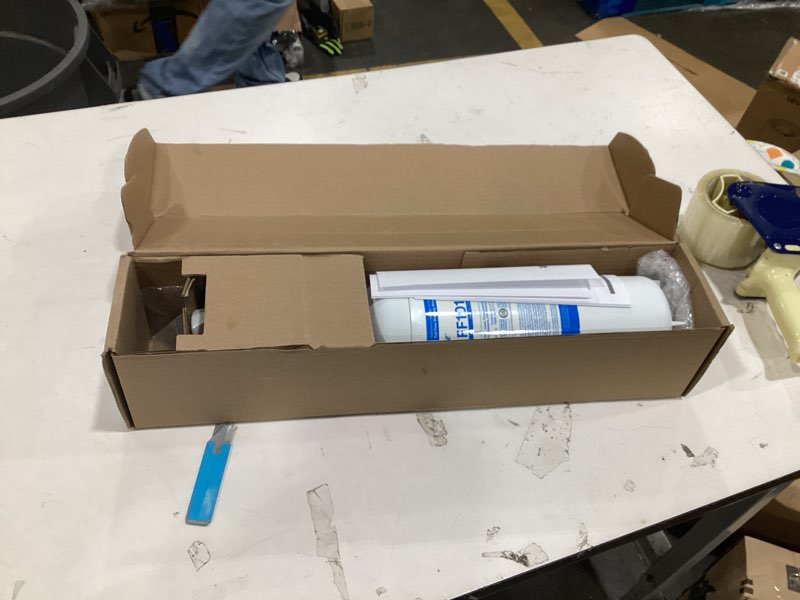Condition photo showing As Is for 3M Aqua-Pure 3M FF100 Under Sink Drinking and Cooking Water Filter System, Reduces Lead, Microplastics, Chlorine Taste and Odor, Cysts, Select VOCs. 2.5 GPM Full Flow FF100 System