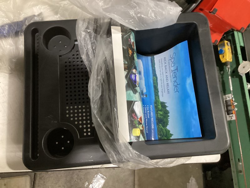 Condition photo showing Good Condition for hot tub towel warmer, drink holder and phone stand