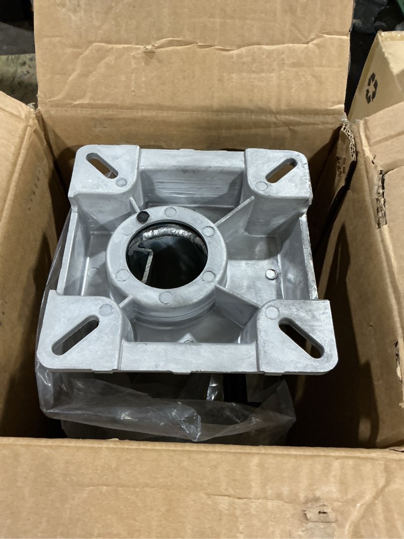 Condition photo showing Good Condition for boat seat pedestal,13-19 inch adjustable height boat seat pedestal and base | 9" base,2-7/8’’post,anti-wobble aluminum marine seat mount for pontoon bass jon fishing boat chair,base only