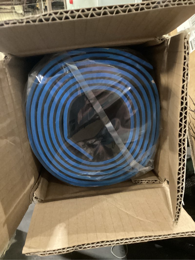 Condition photo showing New/Like New for FOCEAN Boat Flooring EVA Foam Boat Decking, Self-Adhesive Non-Slip Marine Carpet for Jon Bass Pontoon Boats Motorboat RV Yacht Kayak Surfboard Floor Dark Grey With Blue Lines 94.5"L x 47.2"W x 0.23"Th