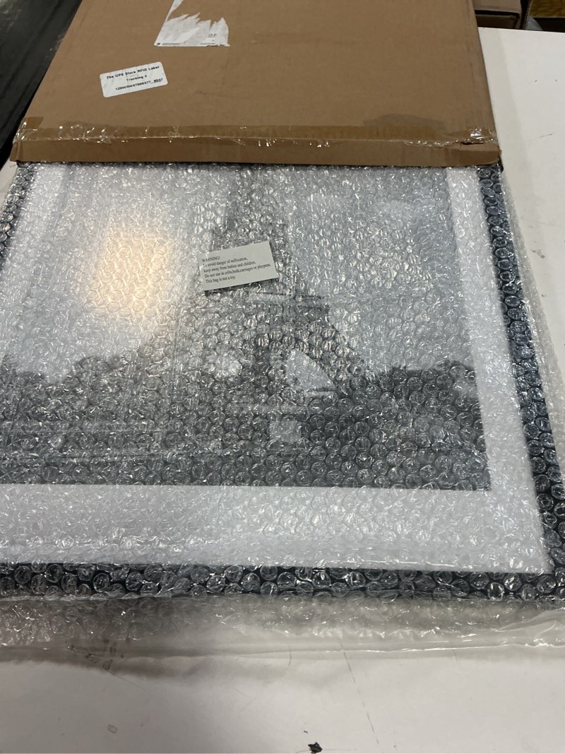 Condition photo showing Good Condition for upsimples 16x24 Picture Frame, Display Pictures 14x20 with Mat or 16 x 24 Without, Wall Hanging Poster Frames, Black, 1 Pack