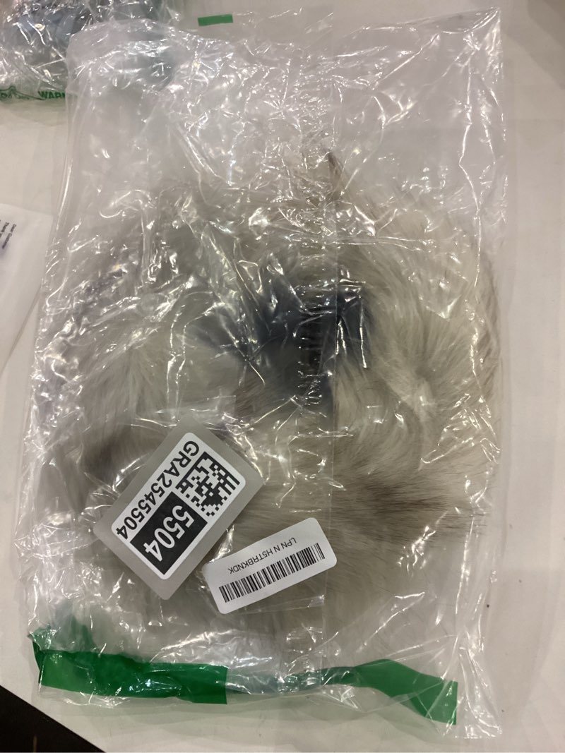 Condition photo showing Good Condition for Faux Fur Headband for Women Elastic Fuzzy Thick Earmuffs Winter Headwrap Ear Muffs Furry Ear Warmers Cold Weather (Apricot)