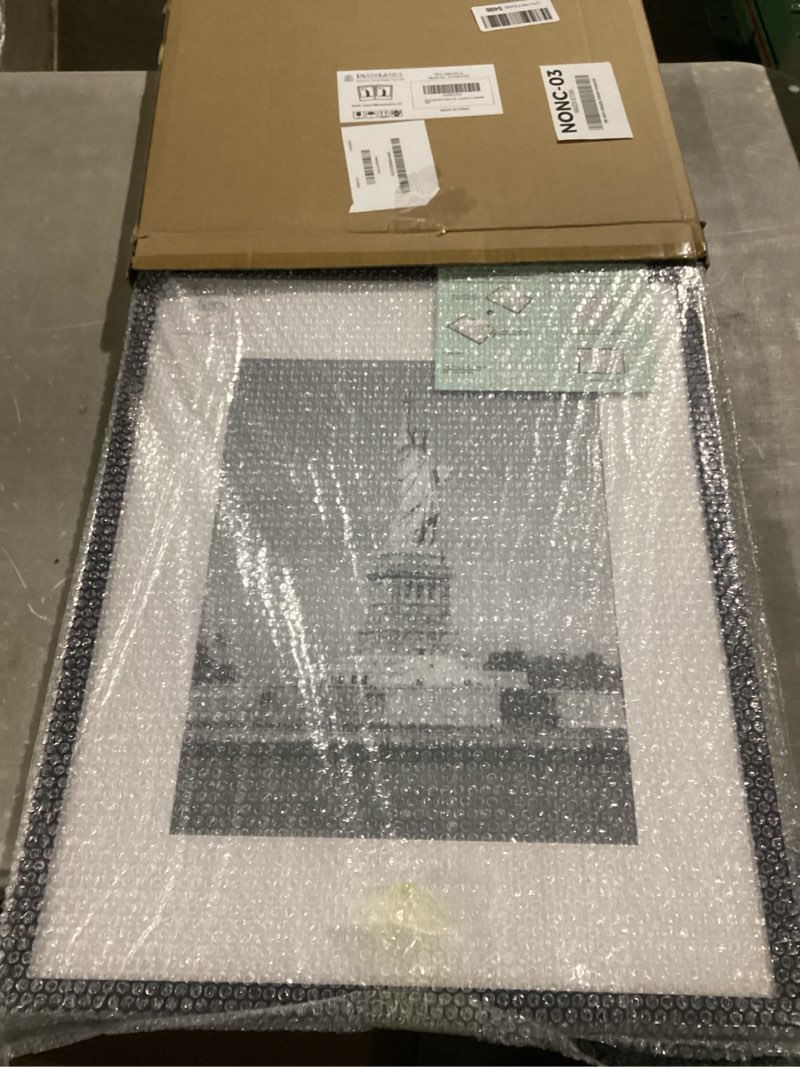 Condition photo showing Good Condition for enjoybasics 16x20 picture frame, display poster 11x14 with mat or 16 x 20 without mat, wall gallery photo frames, black, 2 pack