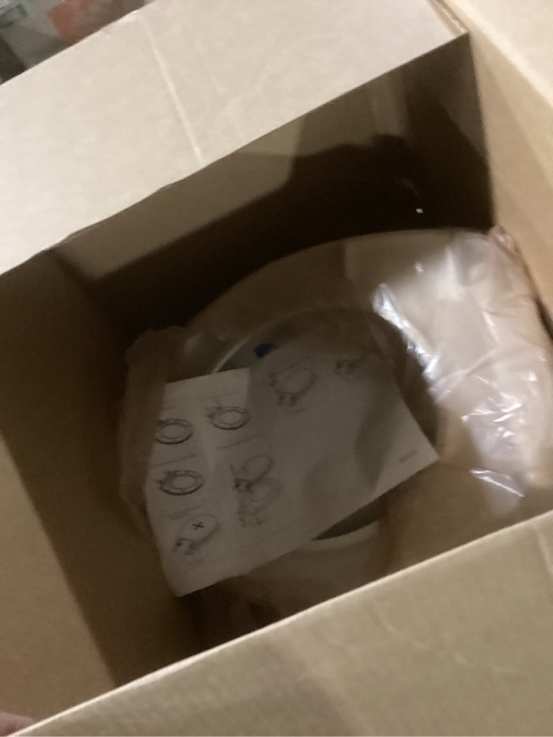 Condition photo showing As Is for toilet seat cover elongated toilet seat,pp quick release flat lid toilet seat elongated easy remove easy clean for bathroom renovation family apartment guest restroom white elongated full flat toilet seat