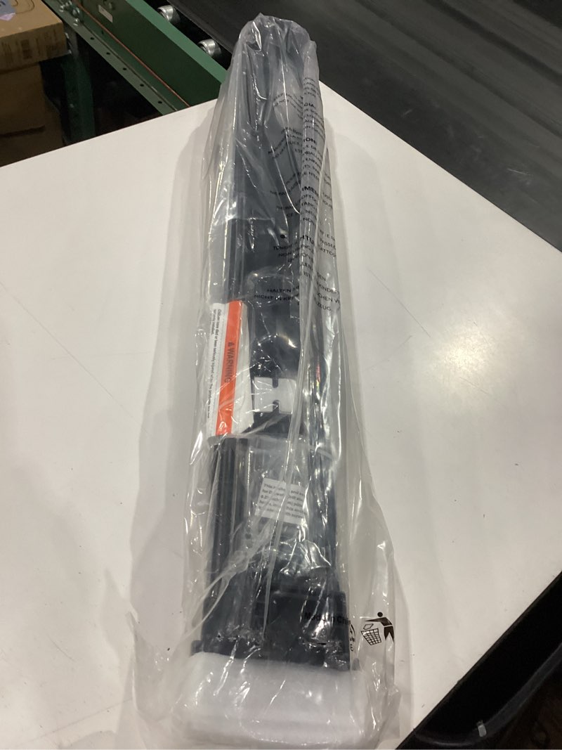 Condition photo showing New/Like New for miumoon 120 inch retractable baby gates 34 inch tall, retractable gate with reinforced strip design to prevent crawling through, 10 ft extra wide retractable dog gate for indoor/outdoor black 34" tall x 120" wide