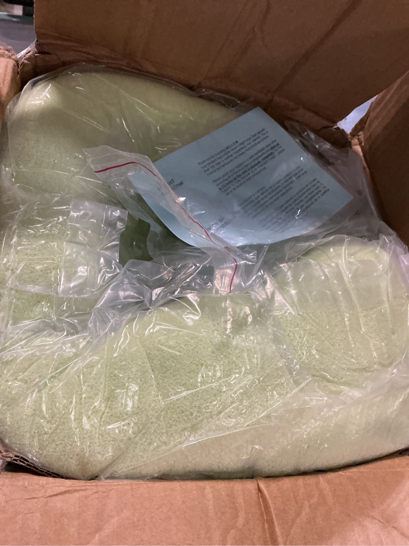 Condition photo showing Good Condition for Mellow 4 Inch 5-Zone Memory Foam Mattress Topper, Calming Green Tea Infusion, Twin Green Tea 4 Inch Twin 5 Zone