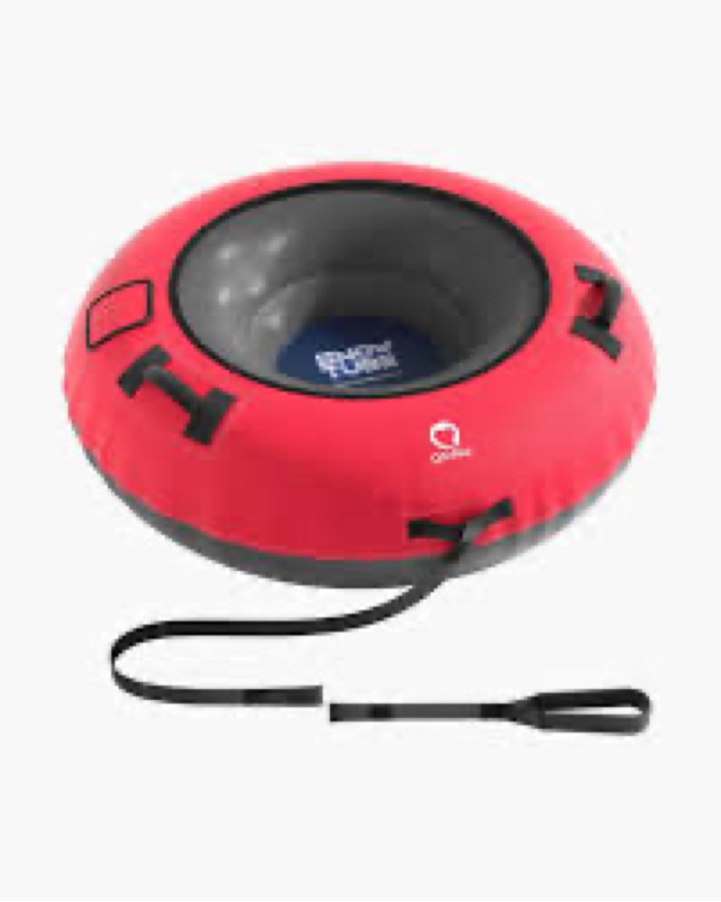 Inflatable Snow Tube with Premium Canvas Cover