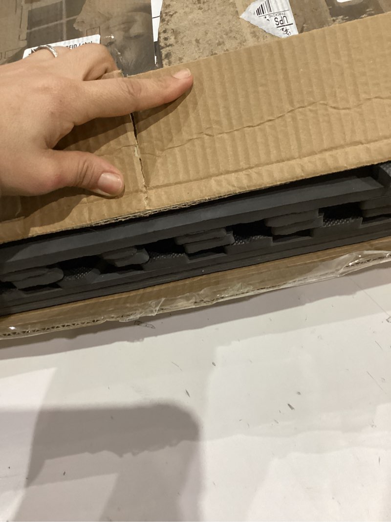 Condition photo showing Good Condition for Art3d Eva Puzzle Exercise Mats, 24"x24" x 1/2” Thick Foam Interlocking Tiles for Gyms, Flooring, Workout, Gym Equipments, Pack of 6 Black | 6 Tiles | 24 Sq Ft | 1/2 Inch 24 Sq.ft 6