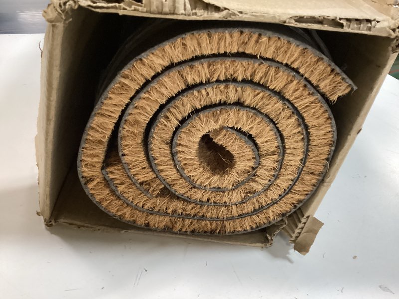 Condition photo showing Good Condition for MAINEVENT Plain Coir Doormat Bulk 30x17 Inch, 2 Pack Door Mat Coir Outdoor w/Non-Slip PVC Backing, Blank Welcome Mat Plain Coir 2pk 30x17"