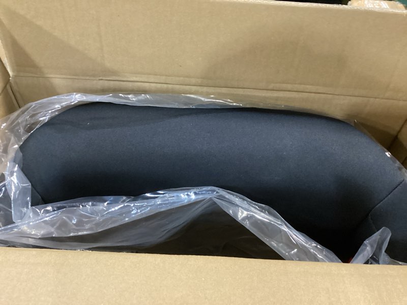 Condition photo showing Good Condition for diono solana, no latch, single backless booster car seat, lightweight, machine washable covers, cup holders, black single black