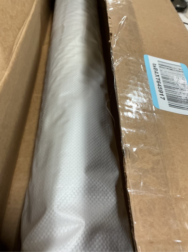 Condition photo showing Good Condition for NECAUX Custom 39.4 x 94.5 Inch Clear Table Cover Protector, 1.5mm Thick Wood Grain Transparent Table