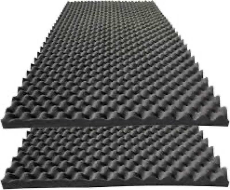 WENGWEI Egg Crate Foam soundproof wall panels,Sound Absorbing for Studio,48''X24''X2'' inch Acoustic