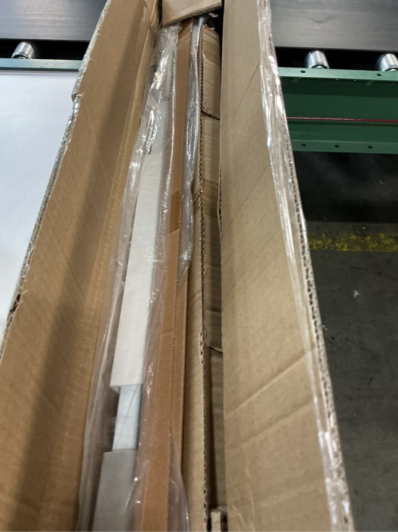 Condition photo showing New/Like New for 41-Inch Extra Tall Metal Baby Gate for Doorway, 76.8-79.5'' Pet Safe Gate with Expansion Kit, No Drilling Cat Fence Indoor, No Climb Child Door, White 76.8-79.5''W