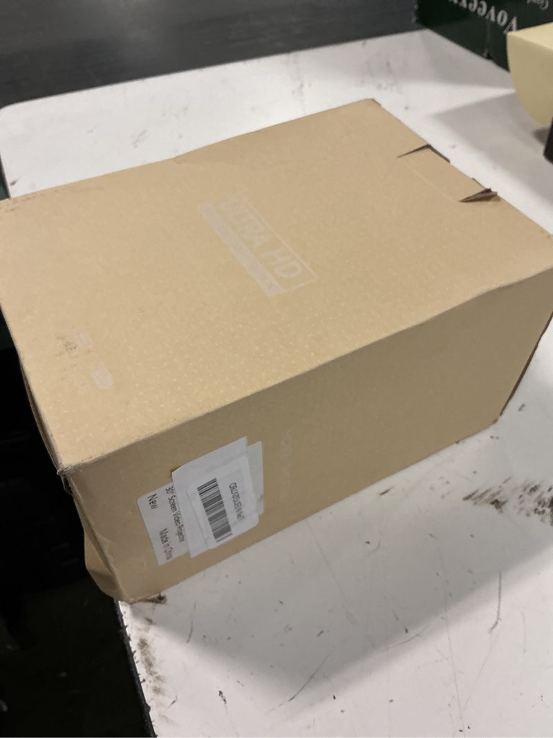 Condition photo showing New/Like New for mini projector with wifi and bluetooth, built-in app,1080p supported portable movie projector, 130" display home theater video projector, compatible with tv stick, hdmi, usb, smartphone, and laptop