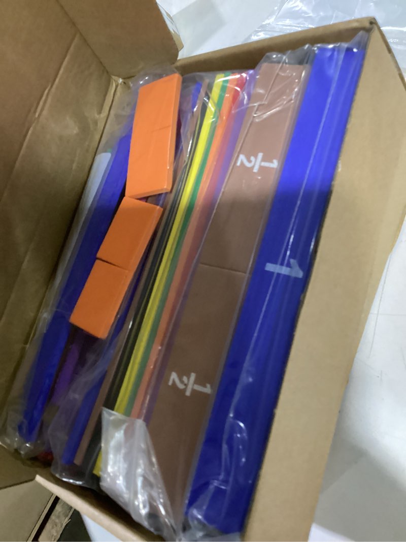 Condition photo showing New/Like New for sayglossy 6 sets fraction tiles set for math classroom fractions manipulatives math manipulatives for home school supplies