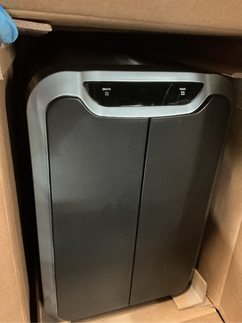 Condition photo showing Good Condition for eko phantom-t 50 liter / 13.2 gallon vertical motion sensor trash can, brushed stainless steel finish phantom 50l - stainless steel