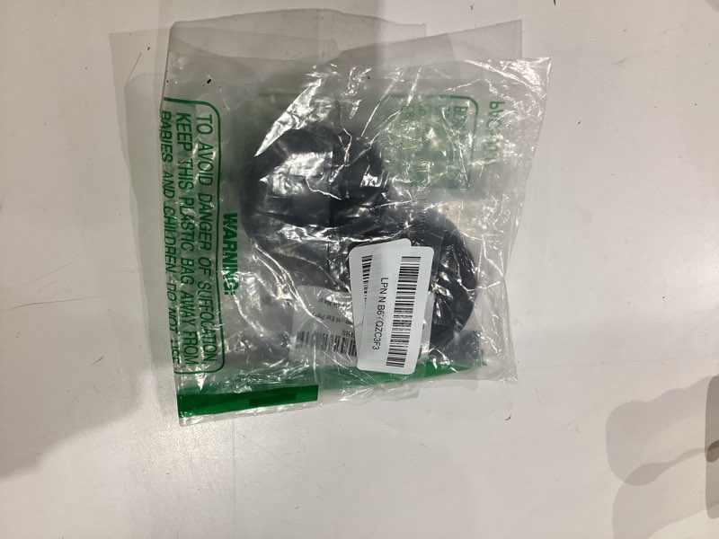 Condition photo showing As Is for replacement ear pads - telex airman 850 - black leatherette gel ear cushions - 60mm diameter - 1 pair