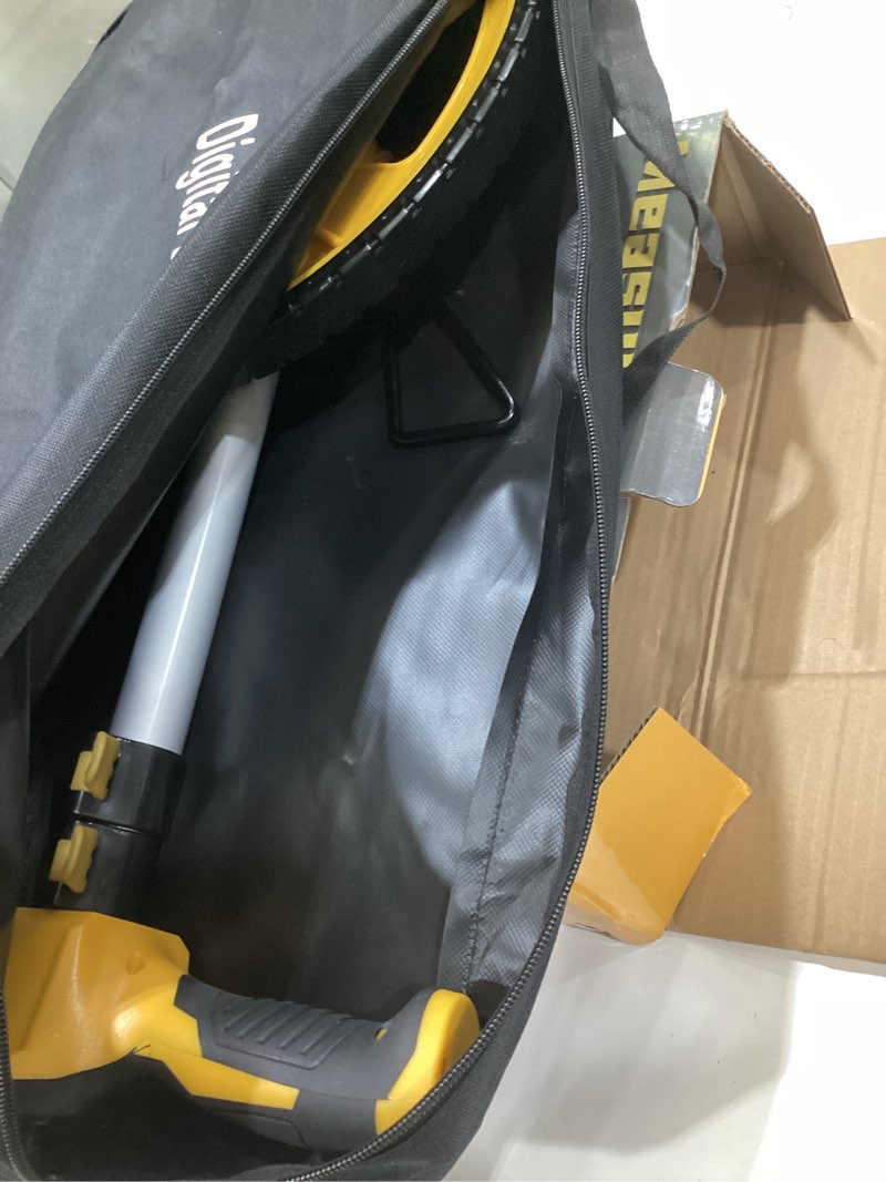 Condition photo showing As Is for zozen measuring wheel digital display high precision, premium measure wheel with backlit display, multifunction-metric/imperial/hold/save/memory etc.