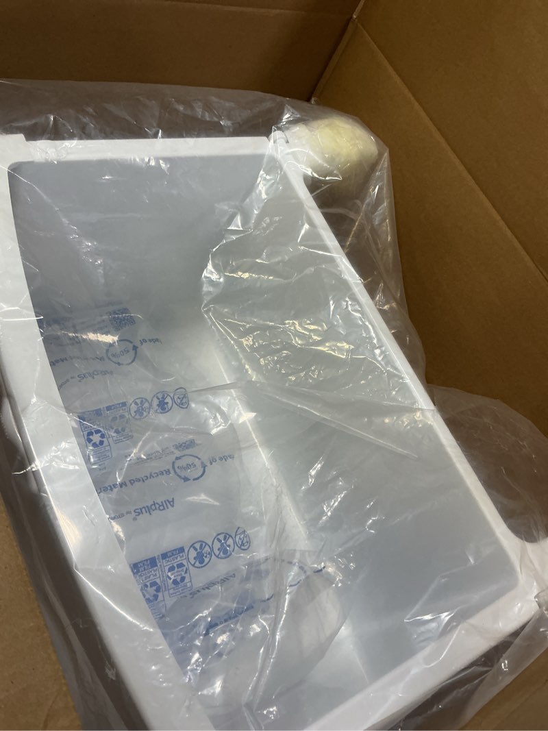 Condition photo showing Good Condition for WR32X10524 Bottom Drawer, AP3855806 Meat Pan Assembly, Compatible with GE Refrigerators, Replacement