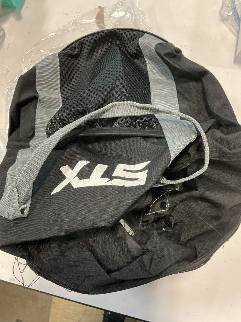 Condition photo showing As Is for stx lacrosse bucket ball bag , black - multi sport ball bag