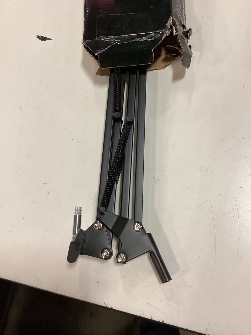 Condition photo showing As Is for mv7 mv7x mv7+ boom arm - mic arm with foam cover windscreen compatible with shure mv7 and shure mv7x and shure mv7+ microphone with pop filter by youshares shure mv7 arm