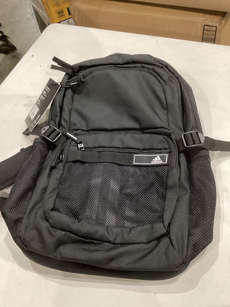 Condition photo showing Good Condition for adidas energy school backpack – bookbag for laptop work travel, 24l one size black/white