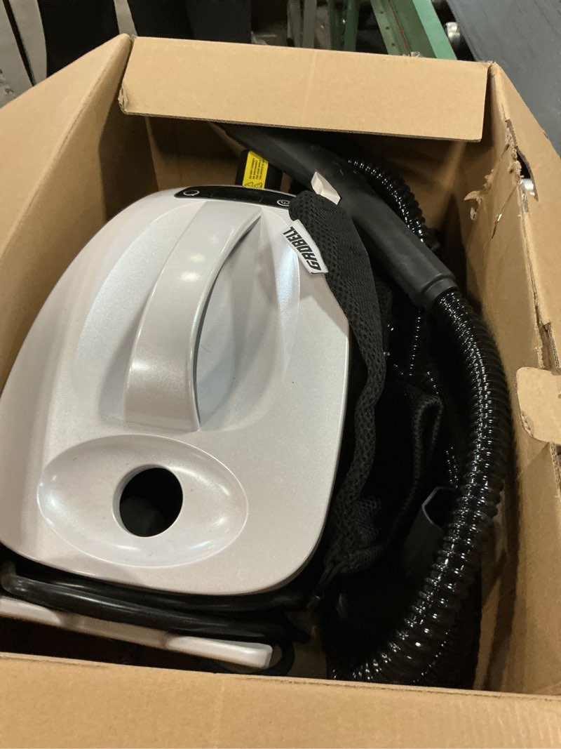 Condition photo showing Good Condition for Steam Cleaner: 40s Fast Heating-0.66Gal (2.5L) Large Tank-21 PCS Kit-No Cooling-Refill Anytime-Detachable Hose Multi Portable Steamer Mop for Home Car Bed Furniture Tile Grout Floor Cleaning White